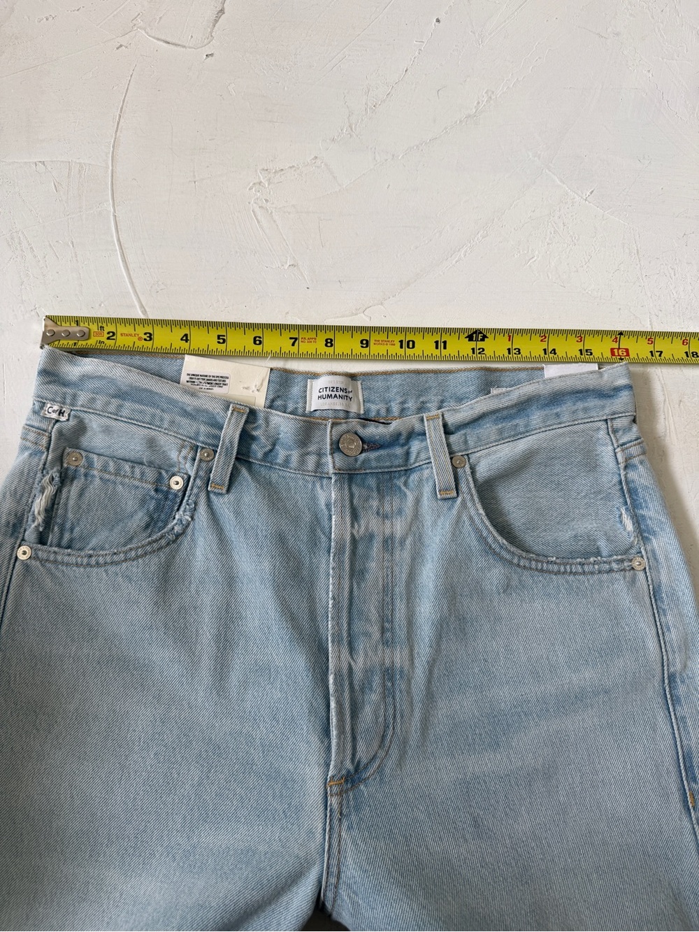 Citizens of Humanity Ayla Raw Hem Crop Jeans Size 28 NWT - Picture 10 of 12
